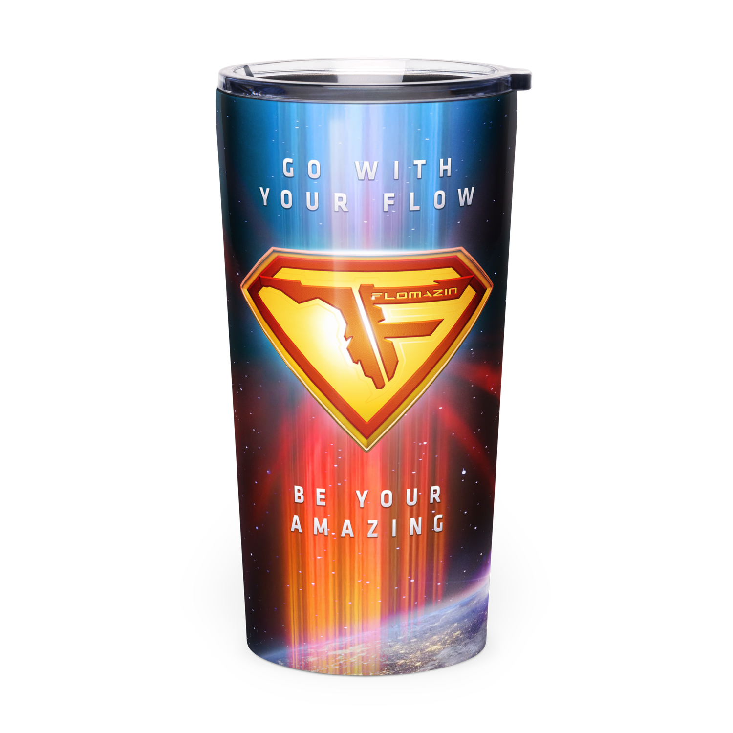 FLOMAZIN SUPERFLO Tapered Stainless Steel Tumbler