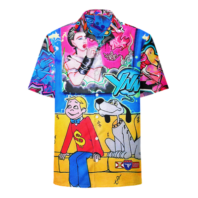 NEGS &quot;Serving&#39;em Up&quot; FLOMAZIN SPECIAL EDITION Unisex Button Shirt