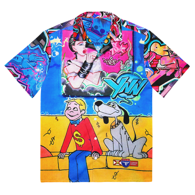 NEGS "Serving'em Up" FLOMAZIN SPECIAL EDITION Unisex Button Shirt