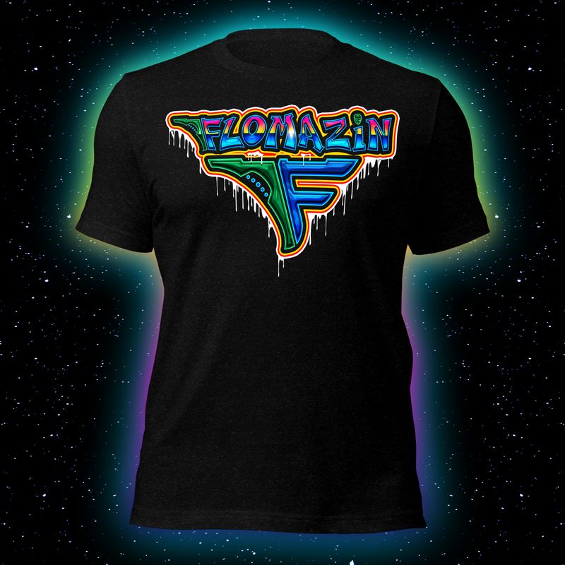 FLOMAZIN ALIEN GRAFFITI Premium Unisex T-Shirt
