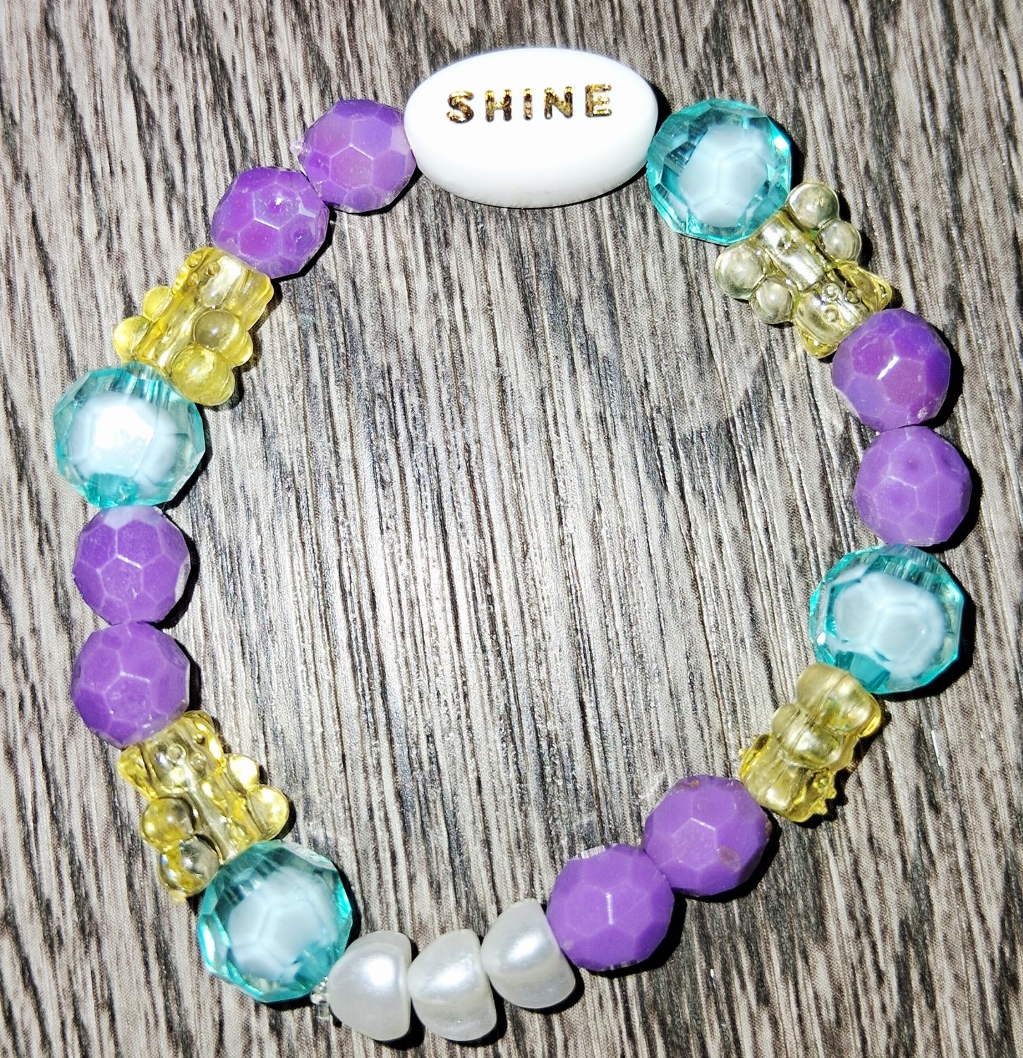 &quot;The Shining Sunny Gummybear&quot; Women&#39;s Beaded Bracelet by SHYNAI