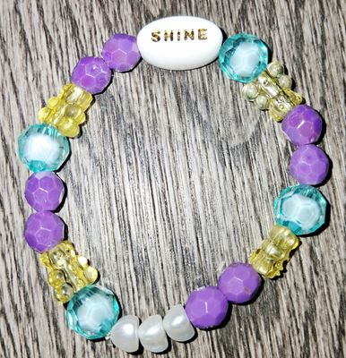 &quot;The Shining Sunny Gummybear&quot; Women&#39;s Beaded Bracelet by SHYNAI