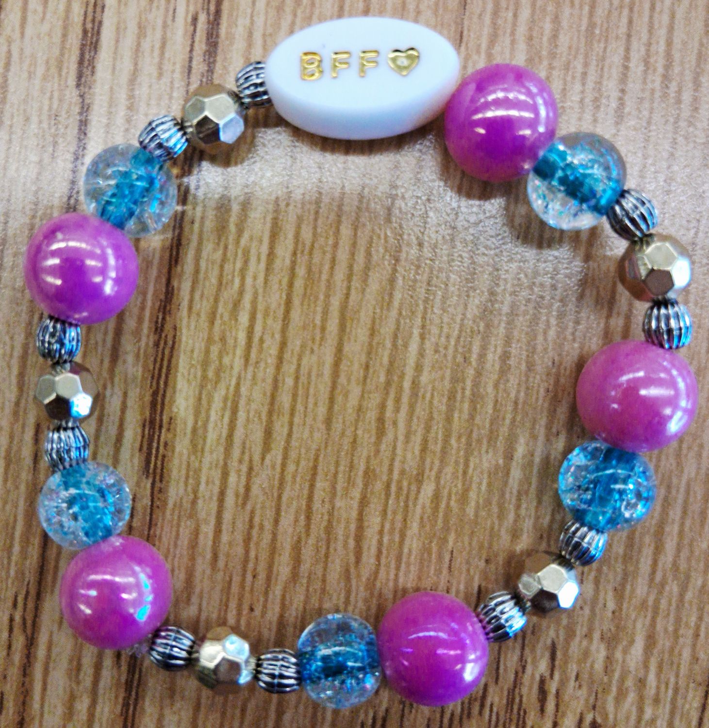 &quot;The Shining BFF&quot; Kids&#39; Beaded Bracelet by SHYNAI