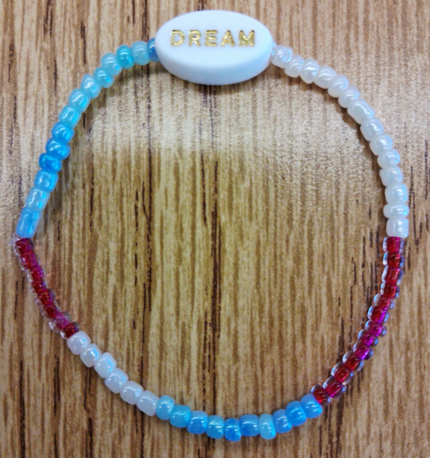 &quot;The USA Justice&quot; Men&#39;s Beaded Bracelet by SHYNAI