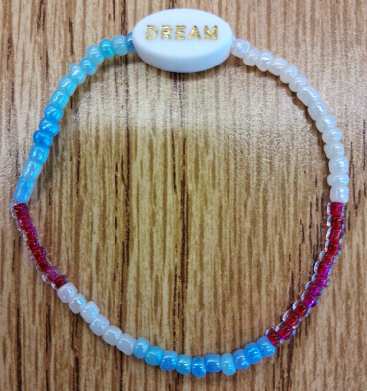 &quot;The USA Justice&quot; Men&#39;s Beaded Bracelet by SHYNAI
