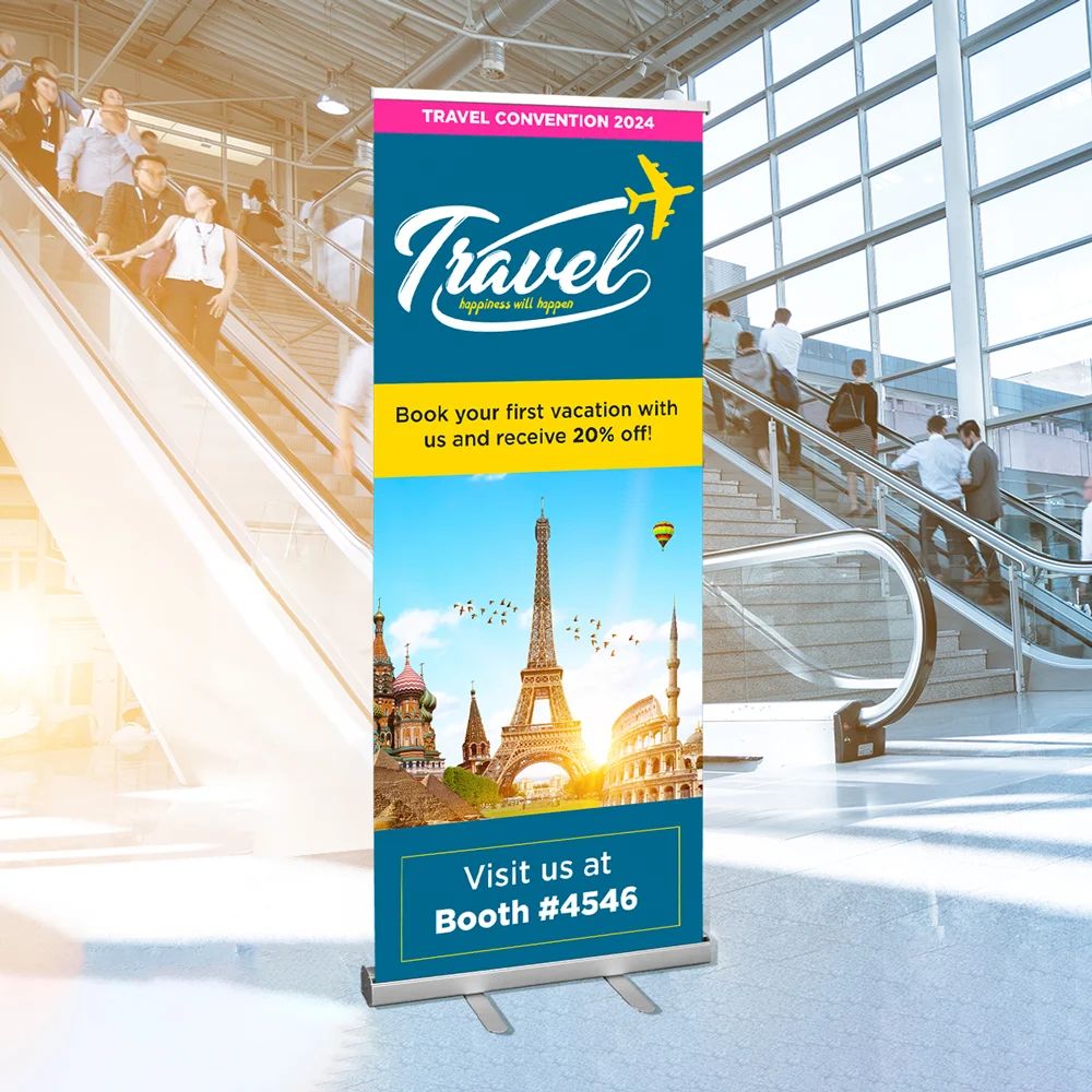 Aluminum Retractable Banner Stand