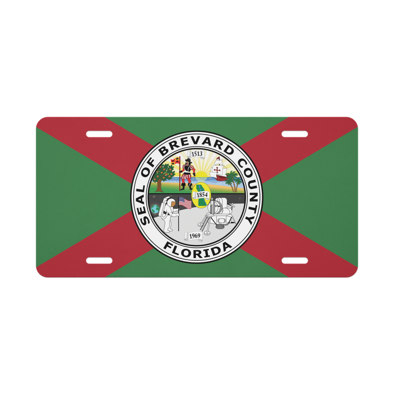 BREVRD COUNTY FLAG Vanity License Plate