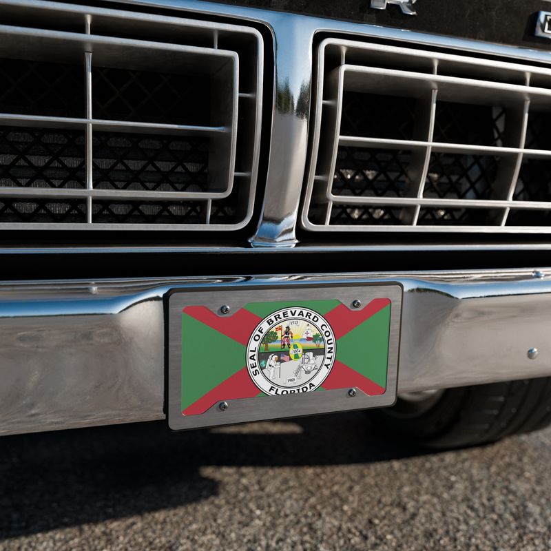 BREVRD COUNTY FLAG Vanity License Plate