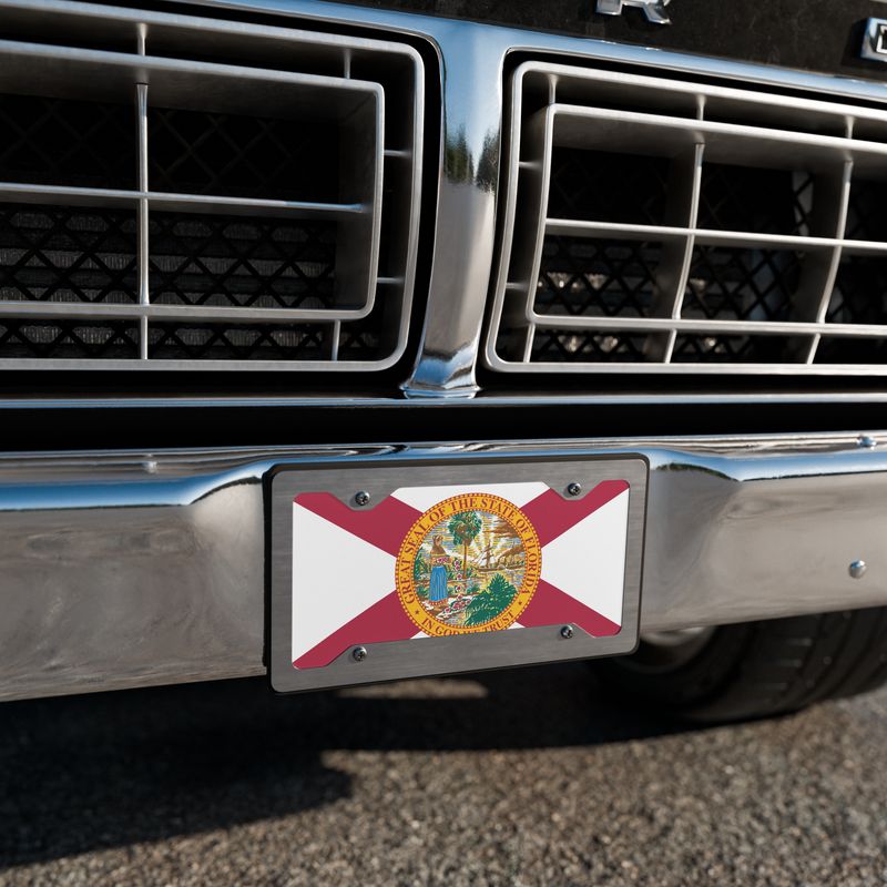 FLORIDA STATE FLAG Vanity License Plate