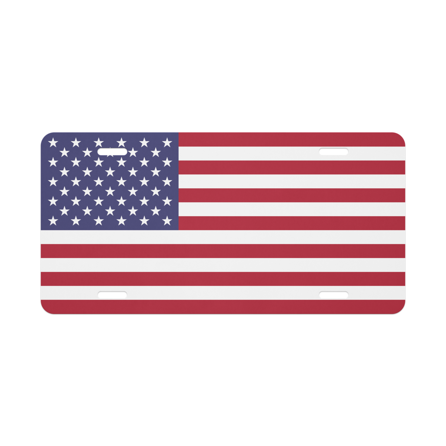 UNITED STATES IF AMERICA - USA - AMERICAN FLAG Vanity License Plate