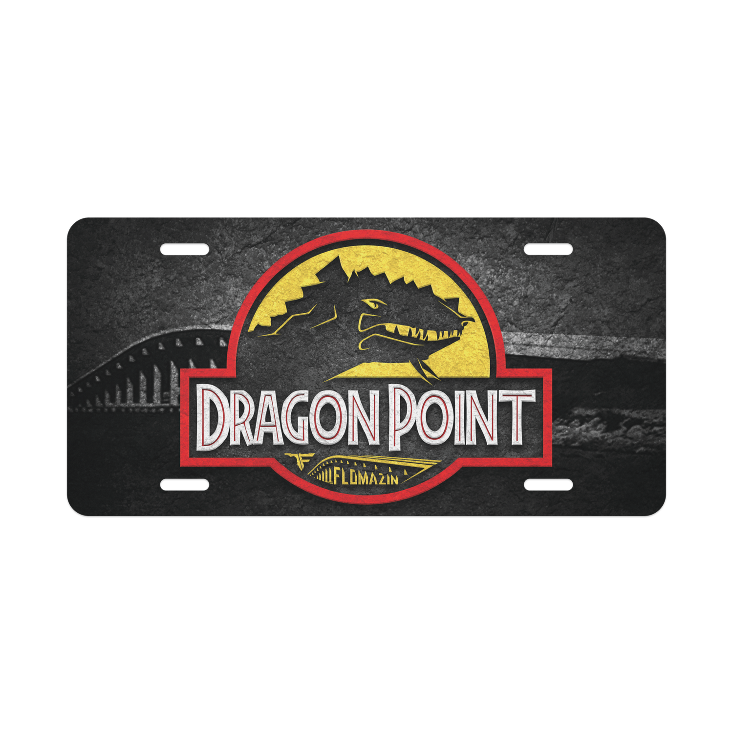 FLOMAZIN FLORASSIC DRAGON POINT Vanity License Plate