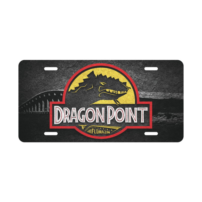 FLOMAZIN FLORASSIC DRAGON POINT Vanity License Plate