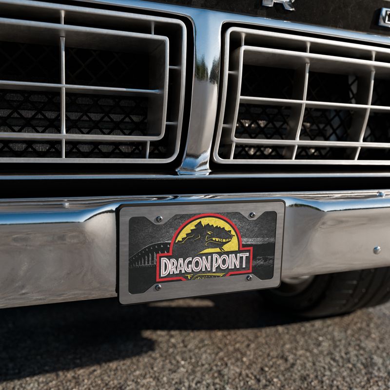 FLOMAZIN FLORASSIC DRAGON POINT Vanity License Plate