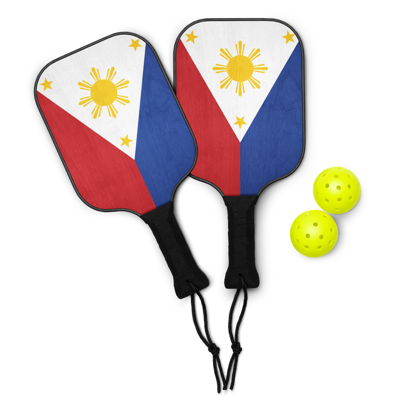 PHILIPPINE FILIPINO FLAG Pickleball paddle set