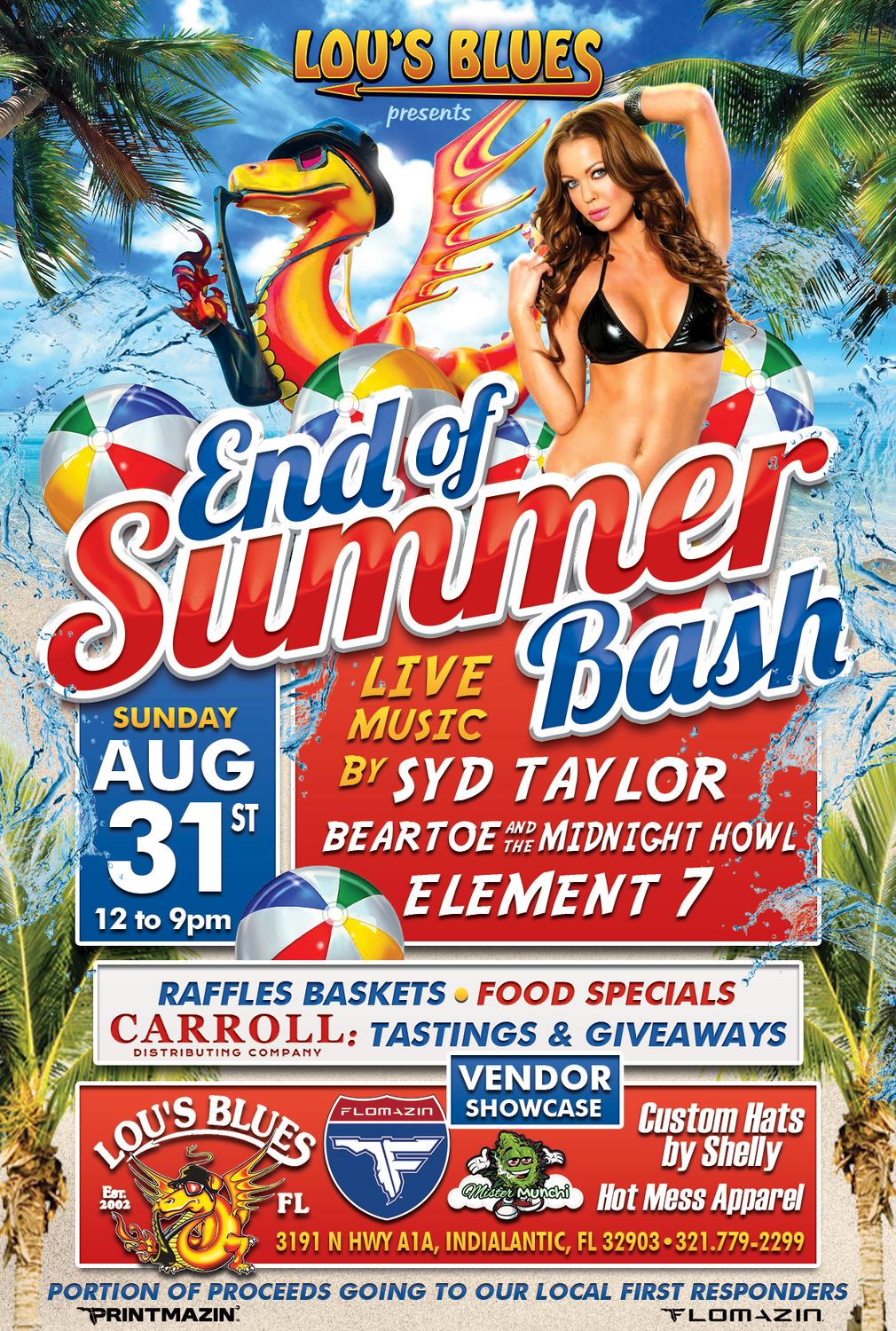 SUNDAY 8/31/2025 - Lou&#39;s Blues - End of Summer Bash