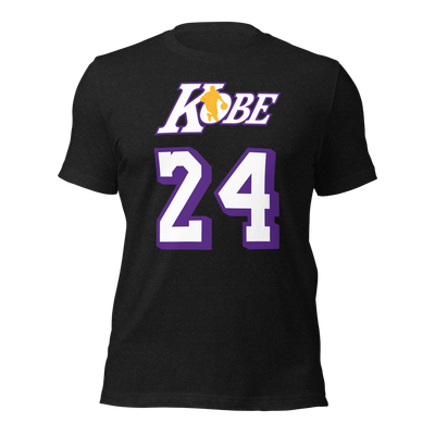 KOBE BRYANT 24 - MAMBA MENTALITY - BLACK MAMBA Premium Unisex T-Shirt
