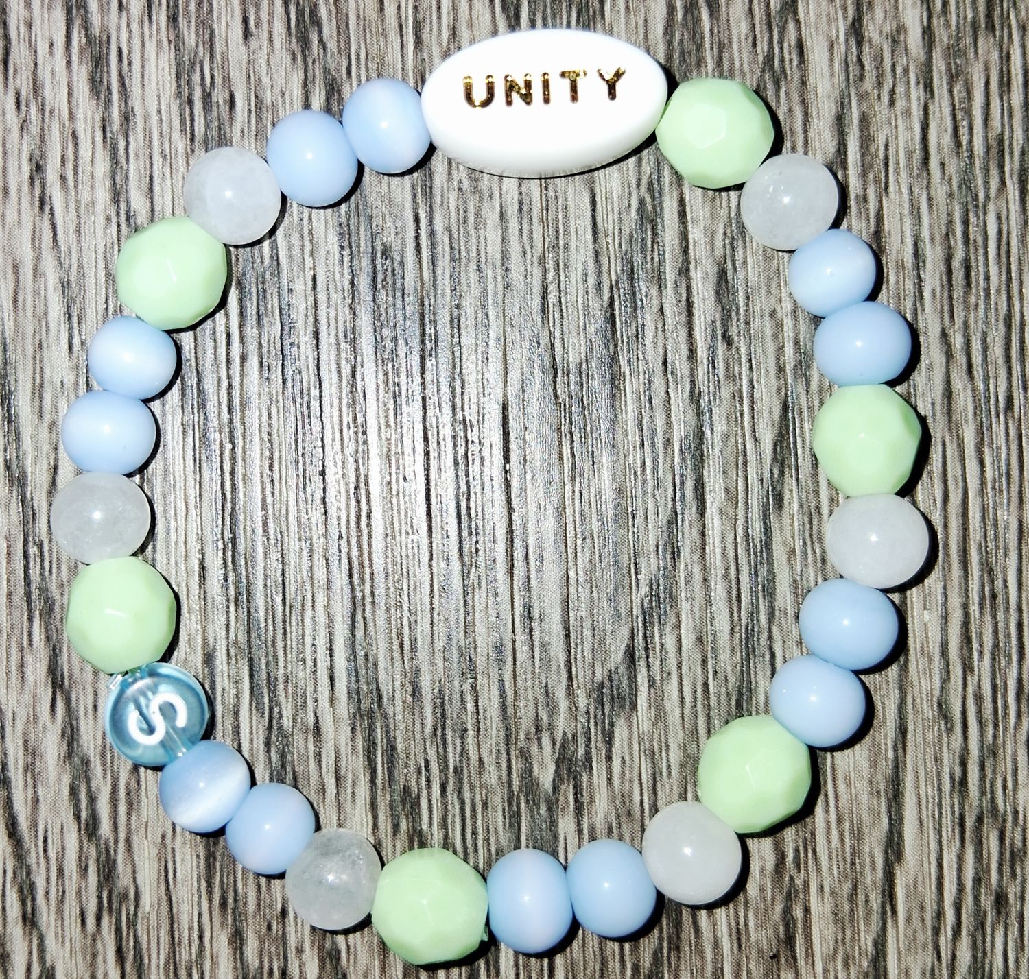 &quot;The Crystal Justice&quot; Women&#39;s Beaded Bracelet by SHYNAI