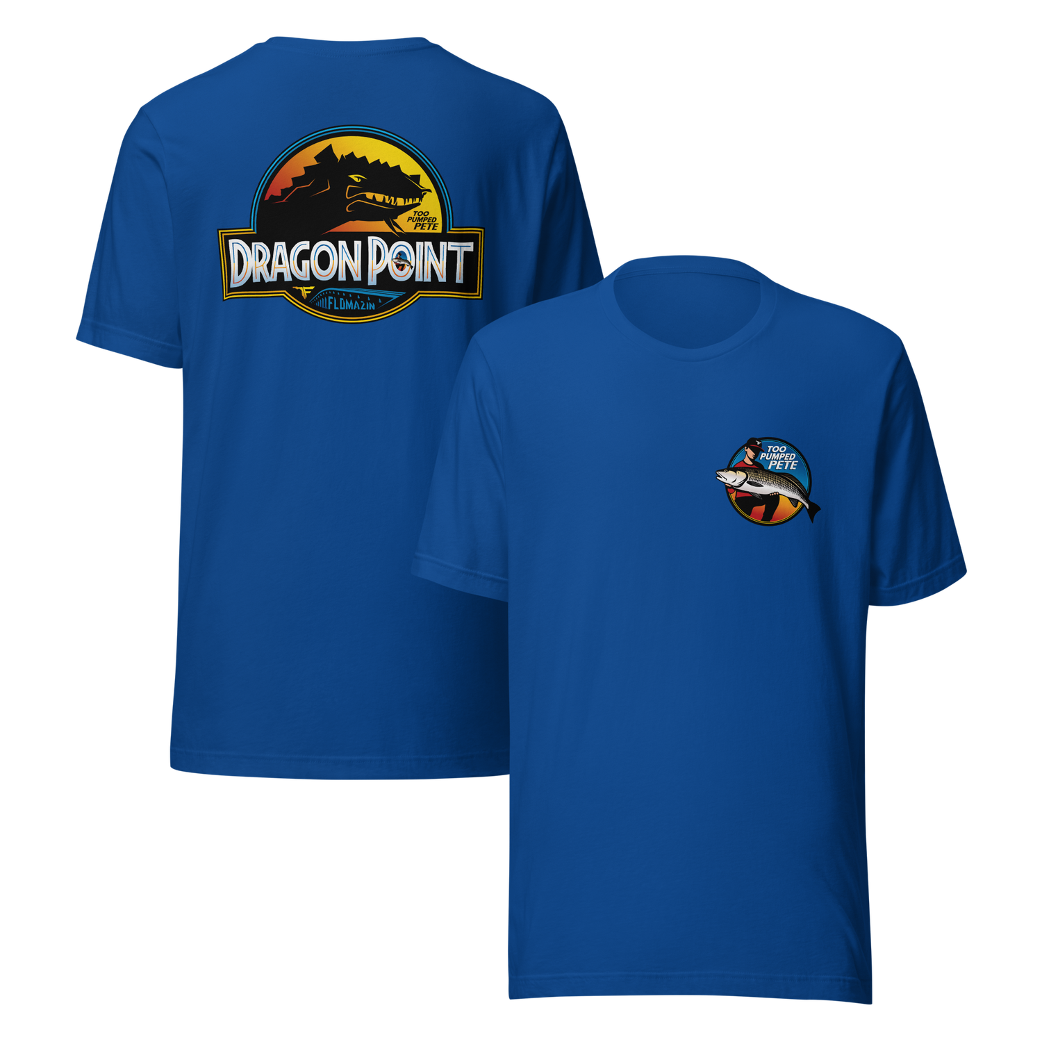 TOO PUMPED PETE FLOMAZIN FLORASSIC DRAGON POINT Youth Short Sleeve Premium T-Shirt