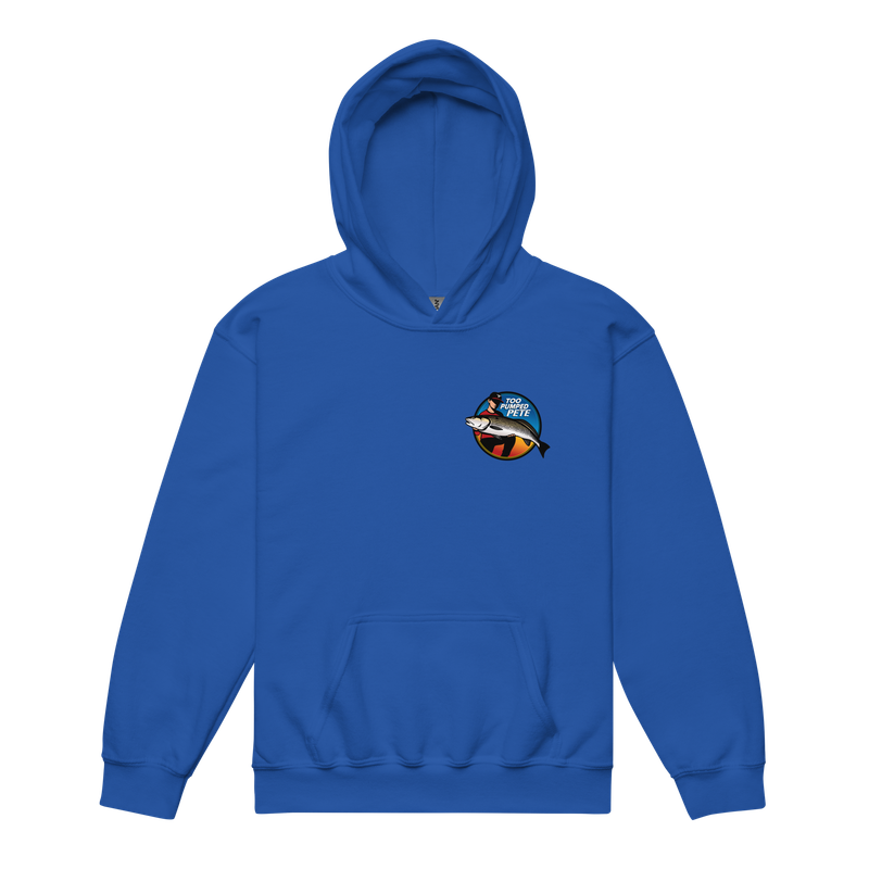 TOO PUMPED PETE FLOMAZIN FLORASSIC DRAGON POINT Youth Heavy Blend Hoodie