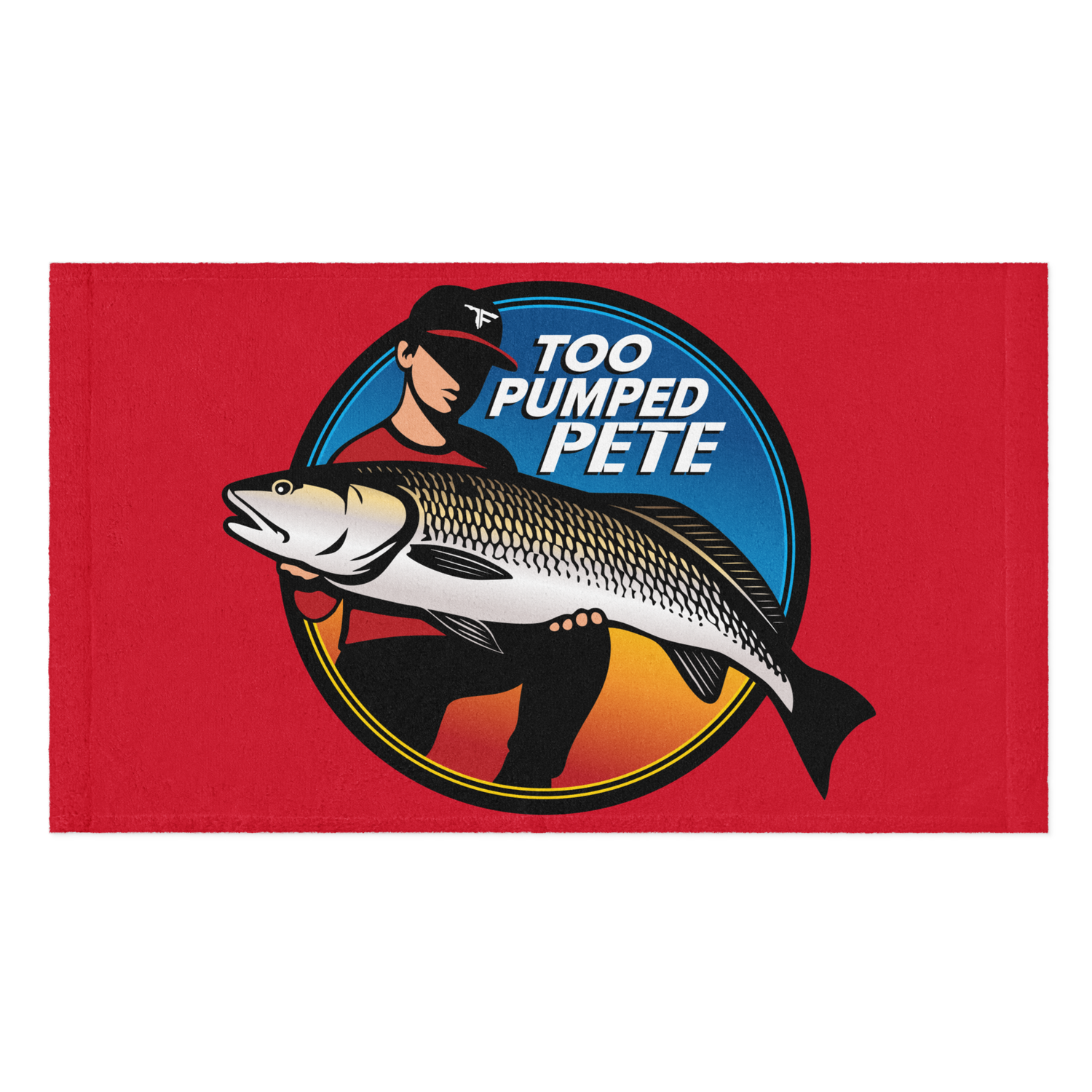 TOO PUMPED PETE Hand Towel