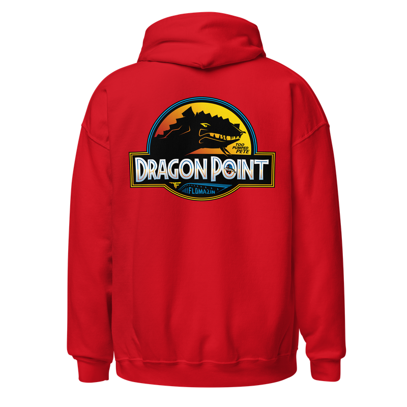 TOO PUMPED PETE FLOMAZIN FLORASSIC DRAGON POINT Unisex Hoodie