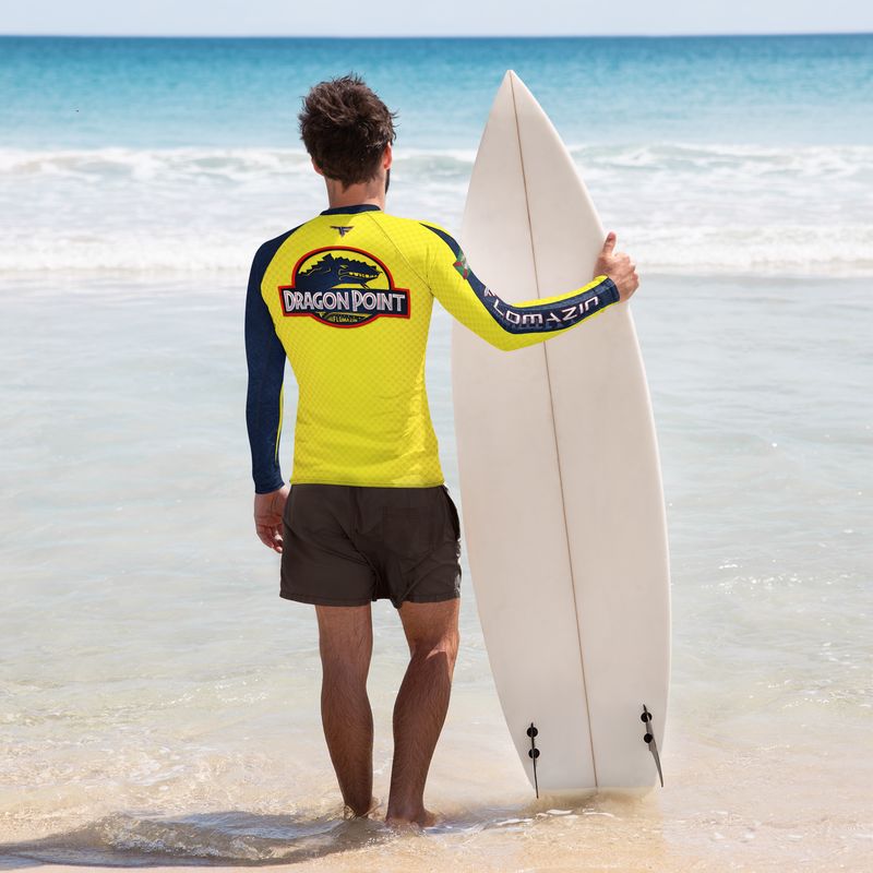 FLOMAZIN FLORASSIC DRAGON POINT 1.5 Men's/Unisex Long Sleeve Shirt (Quick Dry Fabric or Rash Guard)