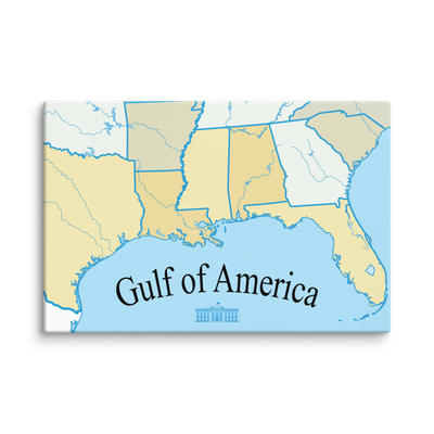 GULF OF AMERICA Canvas