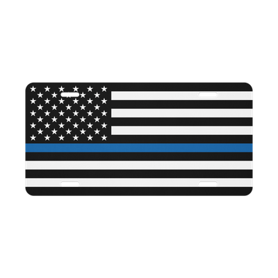POLICE LAW ENFORCEMENT THIN BLUE LINE Vanity License Plate