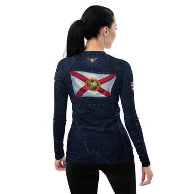 FLOMAZIN FLONAUTICAL 1.0 Women's Long Sleeve Rash Guard Shirt