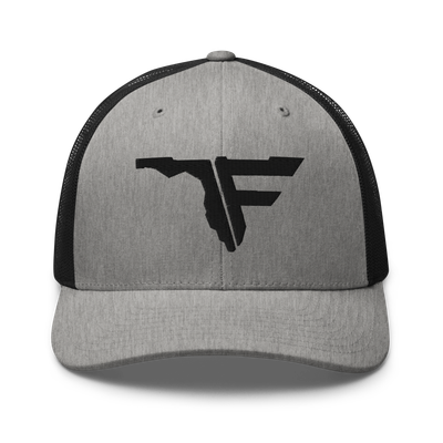 FLOMAZIN BLACK LOGO Trucker Cap