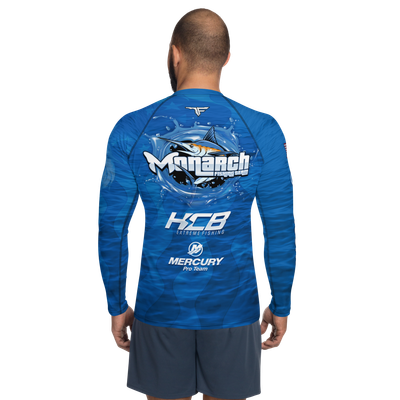 FLOMAZIN FLOFORMANCE MONARCH FISHING TEAM Custom Men's Rash Guard