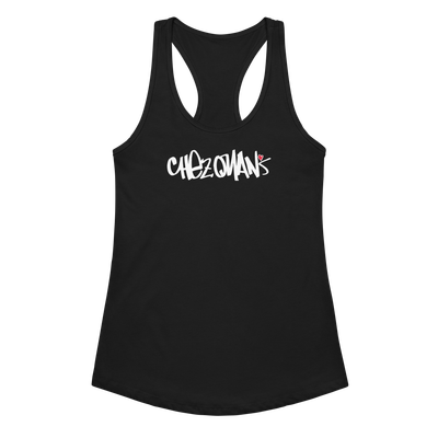 CHEZ QUAN'S Women’s Fitted Racerback Tank Top