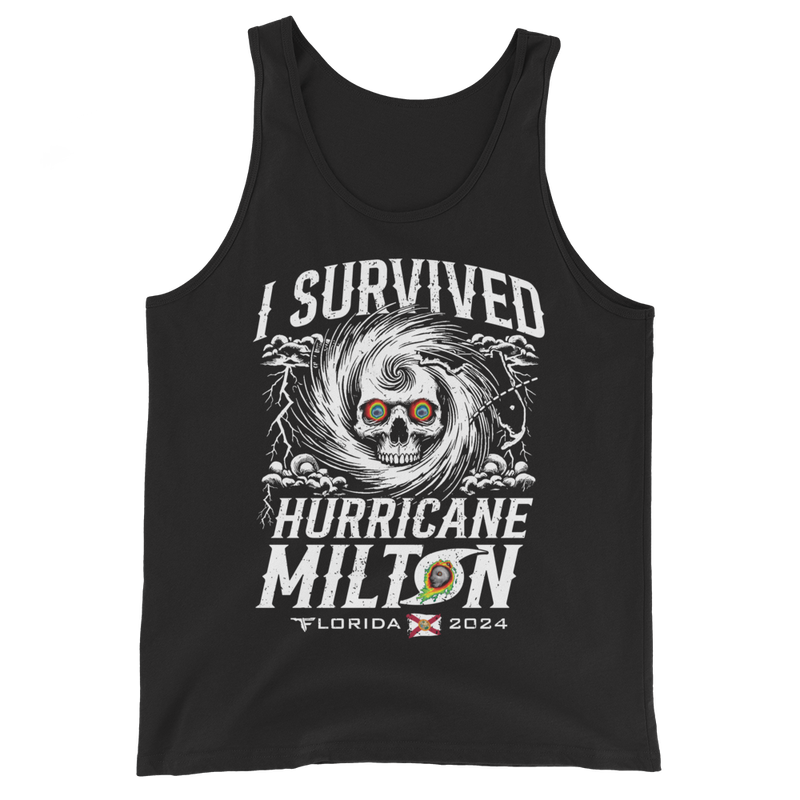 I SURVIVED HURRICANE MILTON FLORIDA 2024 Men's Tank Top by Flomazin