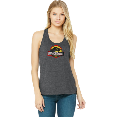FLOMAZIN FLORASSIC DRAGON POINT Women's Racerback Tank