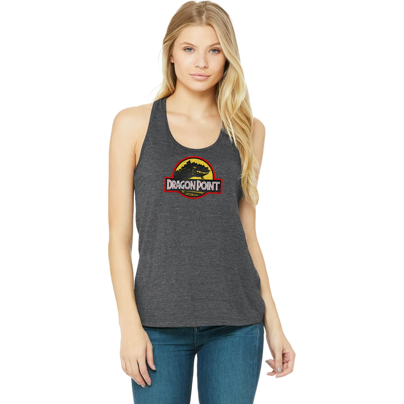 FLOMAZIN FLORASSIC DRAGON POINT Women's Racerback Tank