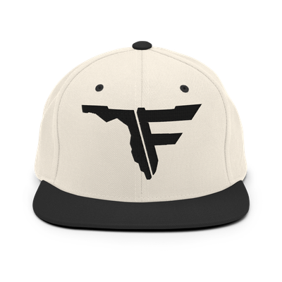 FLOMAZIN BLACK LOGO Snapback Hat