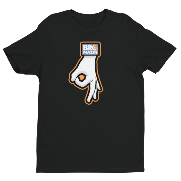 BROMAZIN CIRCLE HAND GAME EMOJI Short Sleeve T-shirt