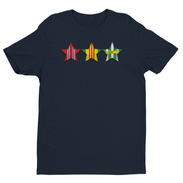 VIETNAM VETERAN 3 STARS Short Sleeve T-shirt