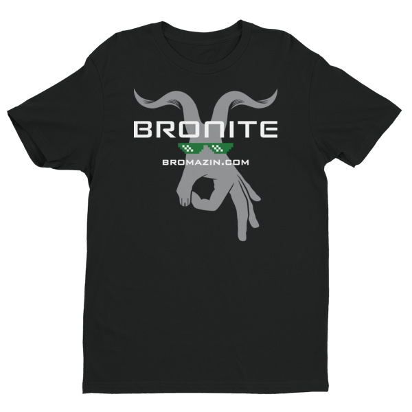 BROMAZIN BRONITE Black Short Sleeve T-shirt