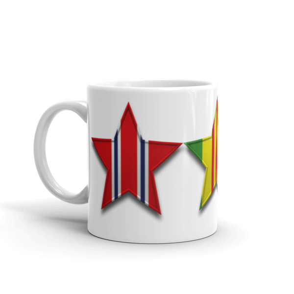 VIETNAM VETERAN 3-STAR Mug made in the USA