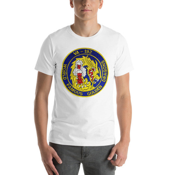 VA-192 WORLD FAMOUS GOLDEN DRAGONS ATKRON 192 Short-Sleeve Unisex T-Shirt - Multiple Colors