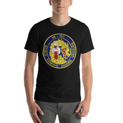 VA-192 WORLD FAMOUS GOLDEN DRAGONS ATKRON 192 Short-Sleeve Unisex T-Shirt - Multiple Colors