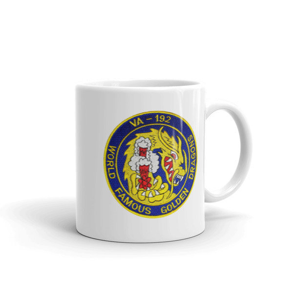 VA-192 WORLD FAMOUS GOLDEN DRAGONS ATKRON 192 Mug, Size: 11oz