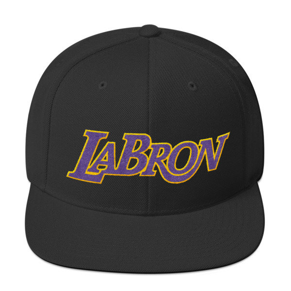 LABron Black Snapback Hat