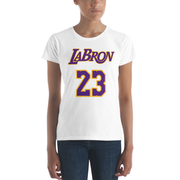 LABron Women's white short sleeve t-shirt