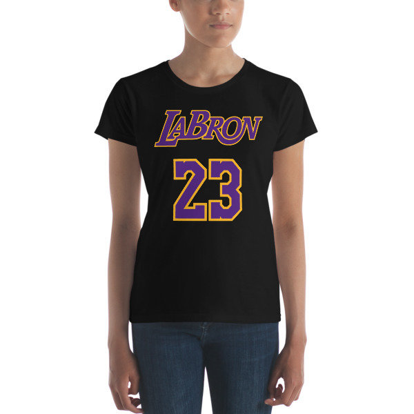 LABron Women's black short sleeve t-shirt