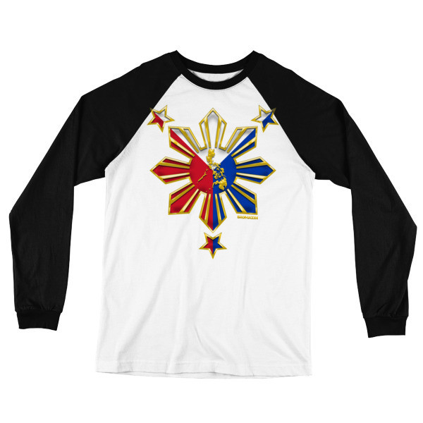 PROUD TO BE FILIPINO Long Sleeve Baseball T-Shirt PHILIPPINES