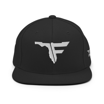 FLOMAZIN WHITE LOGO Snapback Hat