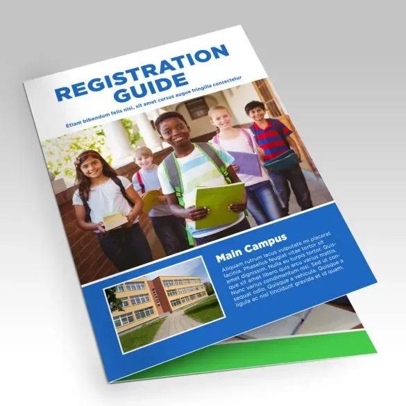 Brochures/Menus - 8.5" x 11", Folding Options: Bi-Fold (Half Fold)