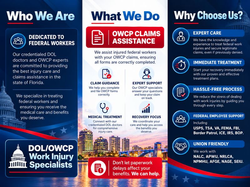 FEDERAL INJURY CENTERS Brochures - 8.5" x 11"